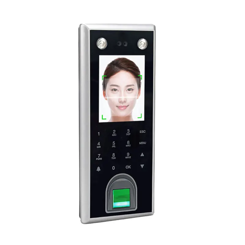 Dual HD Face Recognition Door Lock Biometric System TCP/IP Access Recorder For Office Employee Equipment