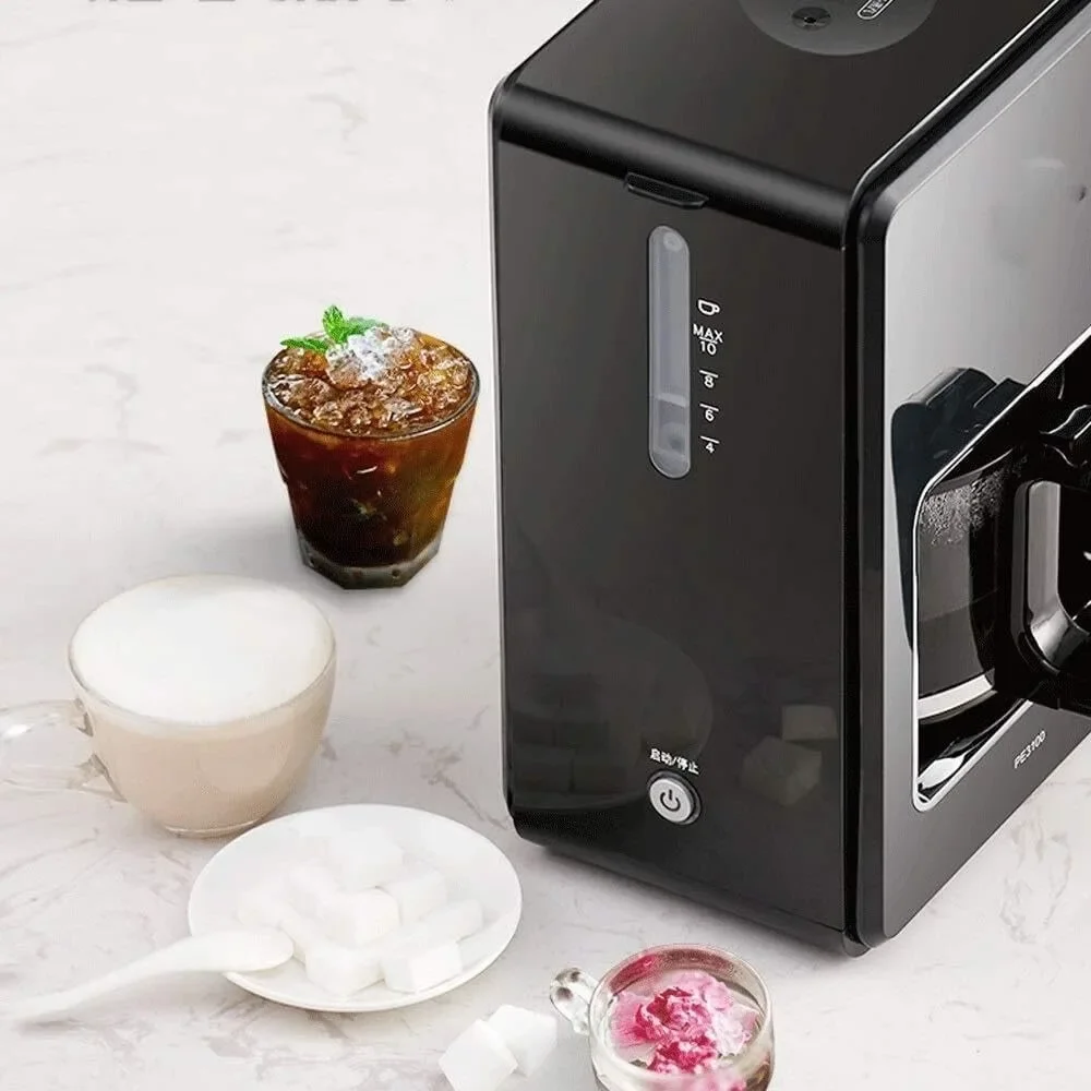 Cafetera, cafetera programable de 1200ml con función antigoteo, cafetera con filtro con jarra aislada,
