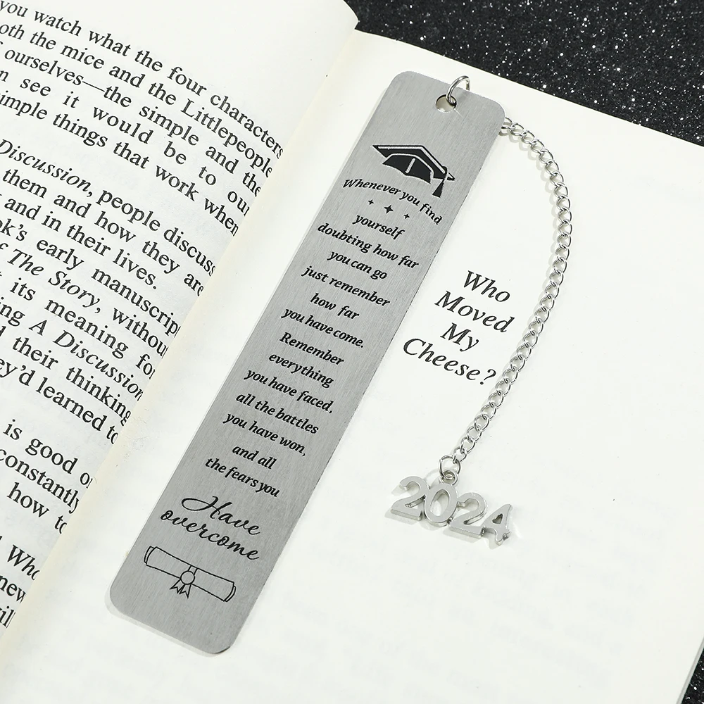 Inspirational Blessings Bookmarks Metal Bookmarks Graduation Season Collectible Gifts for Students Reading Markers for Men Women