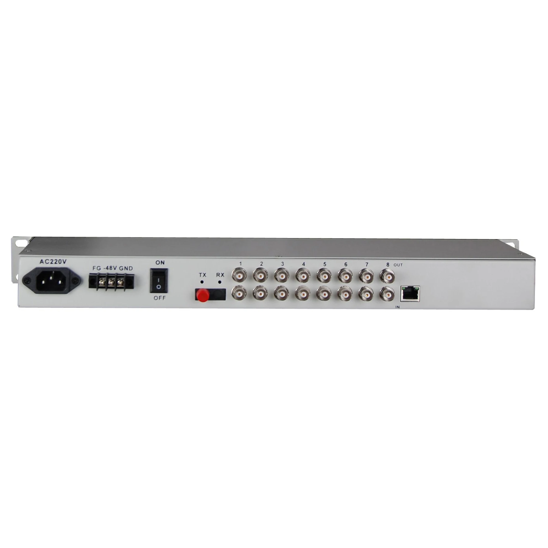 8E1 PDH multiplexer bnc to optical converter  bnc to fiber converter