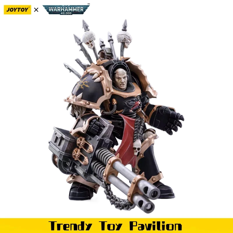 

【JOYTOY】Warhammer 40K Chaos Space Marines Black Legion Chaos Terminator Brother Gornoth 1/18 Action Figure Toy