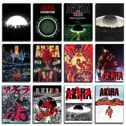 Akira Anime Canvas Poster - Future Tokyo Sci-Fi Cartoon Wall Art for Bedroom Decor