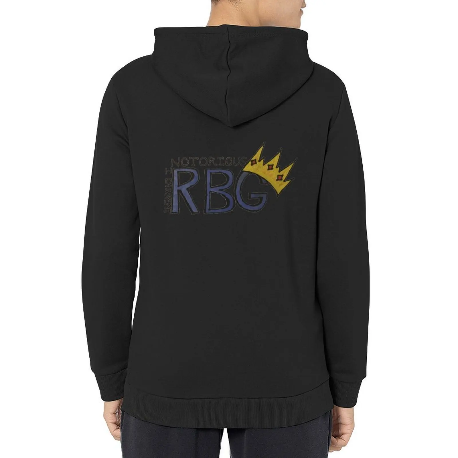 RBG - La mitad de todos los beneficios que el artista hace que el diseño estará donado al American Cancer Society Sudadera con capucha