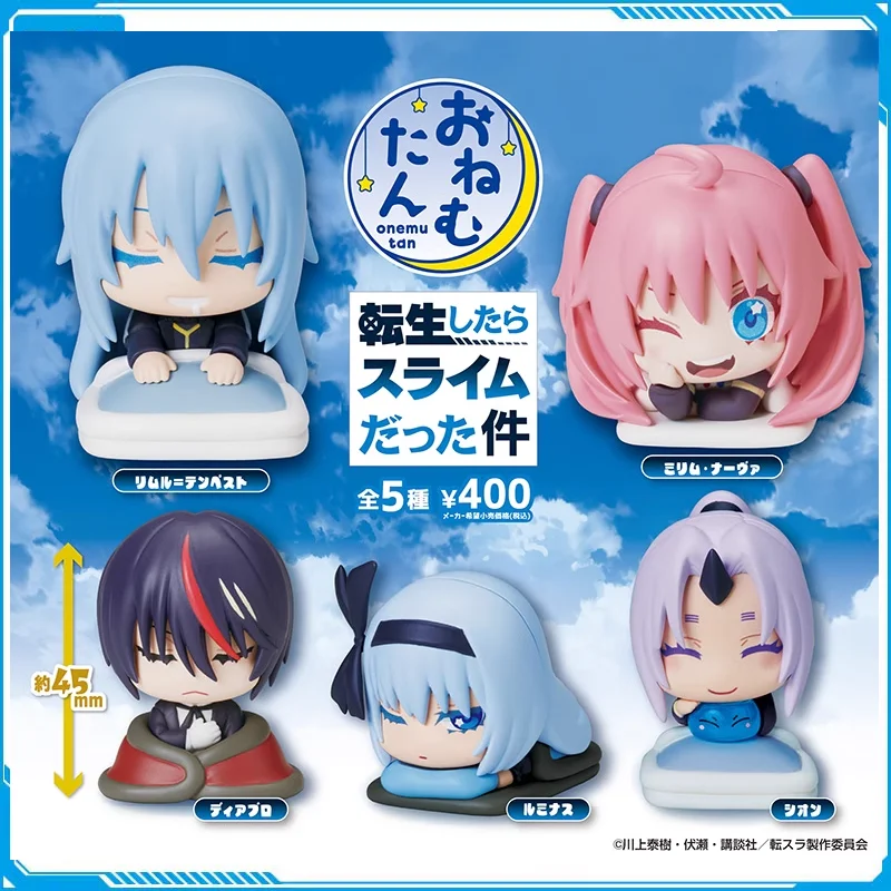 

Original Gashapon Toy Rimuru Tempest Diablo Milim Nava Sleeping Position Capsule Toys I Got Reincarnated As A Slime Anime Figure