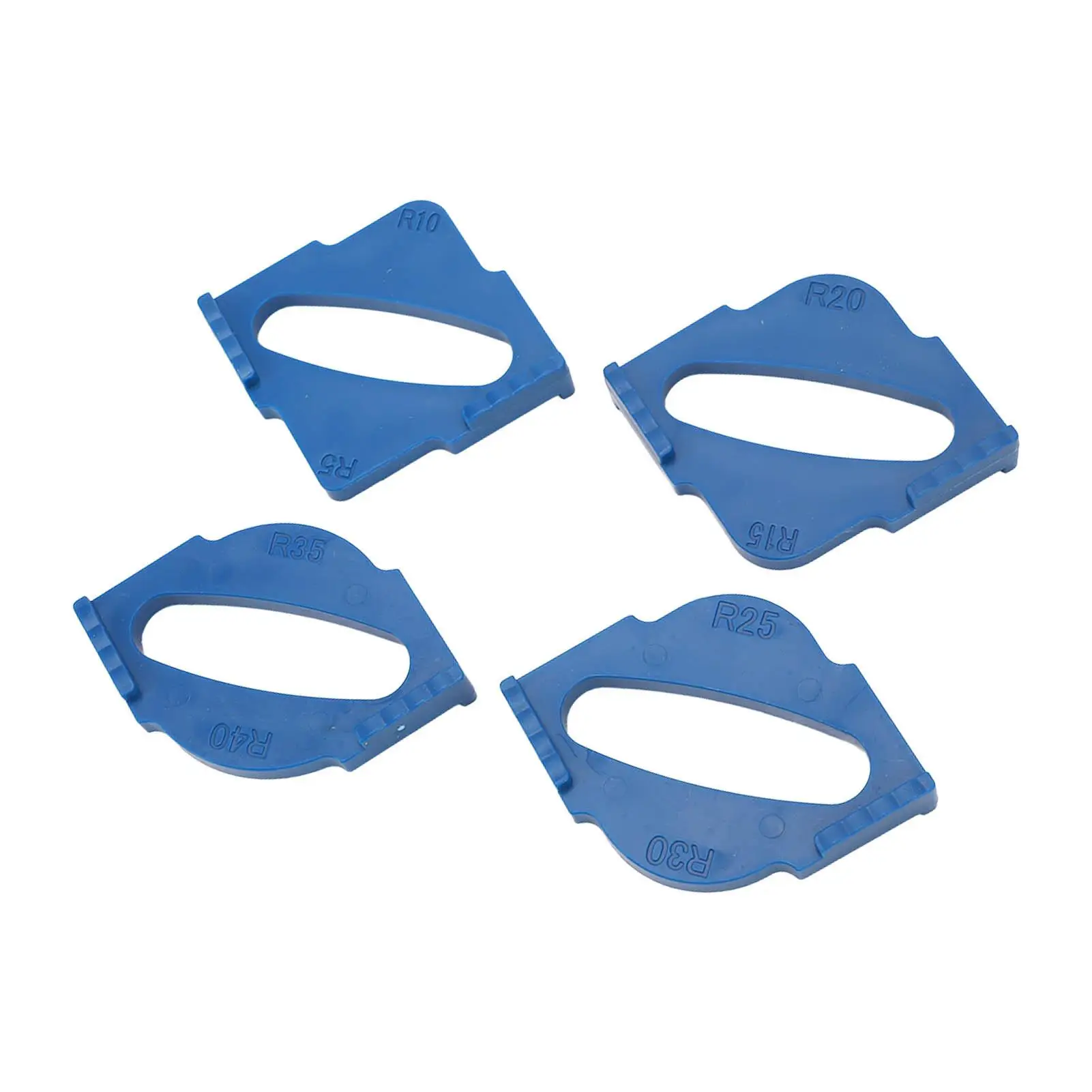 Шаблон фрезерного станка с закругленным угловым радиусом R5 R10 R15 R20 R25 R30 R35 R40 Деревообрабатывающий инструмент для точной кромки фрезерования