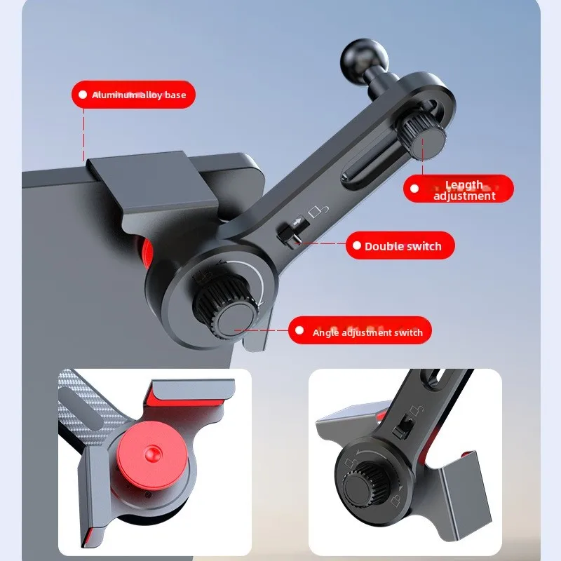 For Tesla Model 3 Y X S Cybertruck Magnetic Car Screen Phone Holder Stand Screen Phone Mount 360° Rotatable Stand