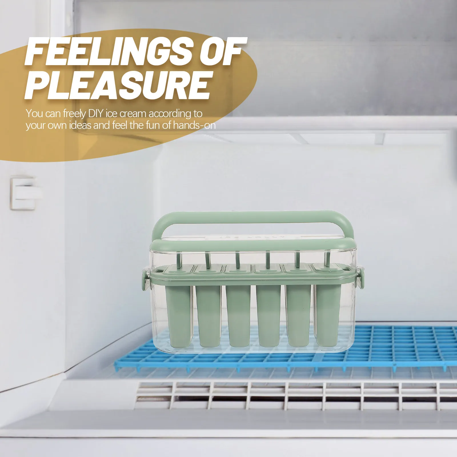 

Многоразовые силиконовые формы для леденцов и мороженого: для домашнего приготовления десертов с соками, йогуртом и пюре