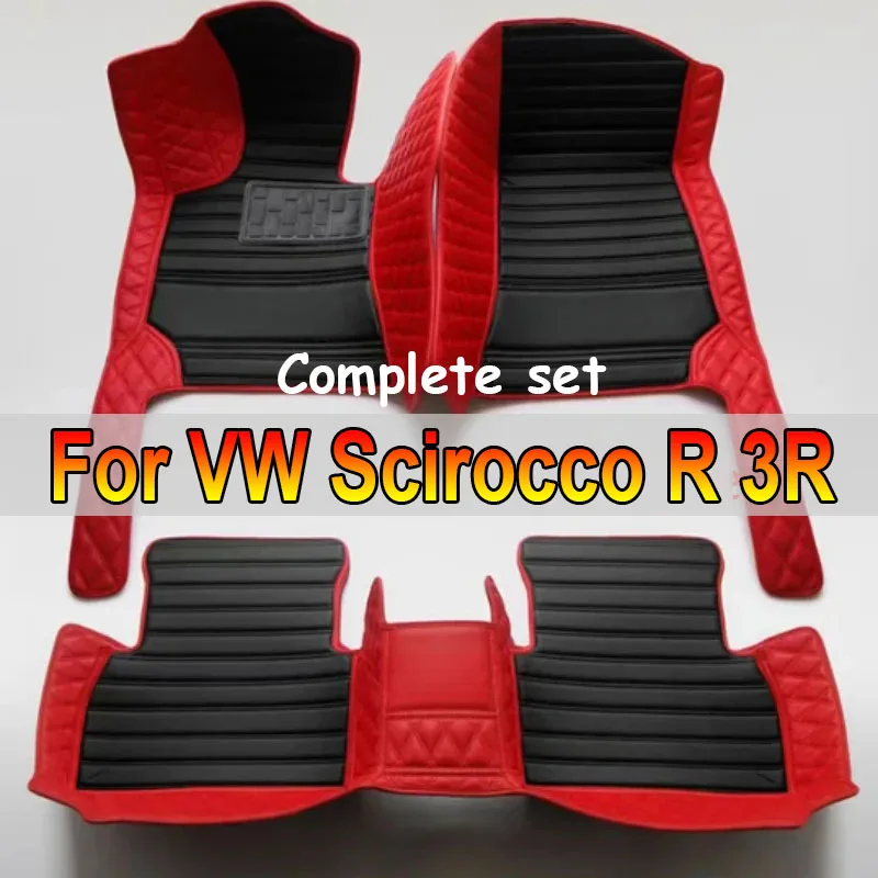 

Автомобильные коврики для VW Scirocco R 3R 2009-2017, дропшиппинг, центральные аксессуары для интерьера, 100% подходят для кожаных ковров, подушечки для ног