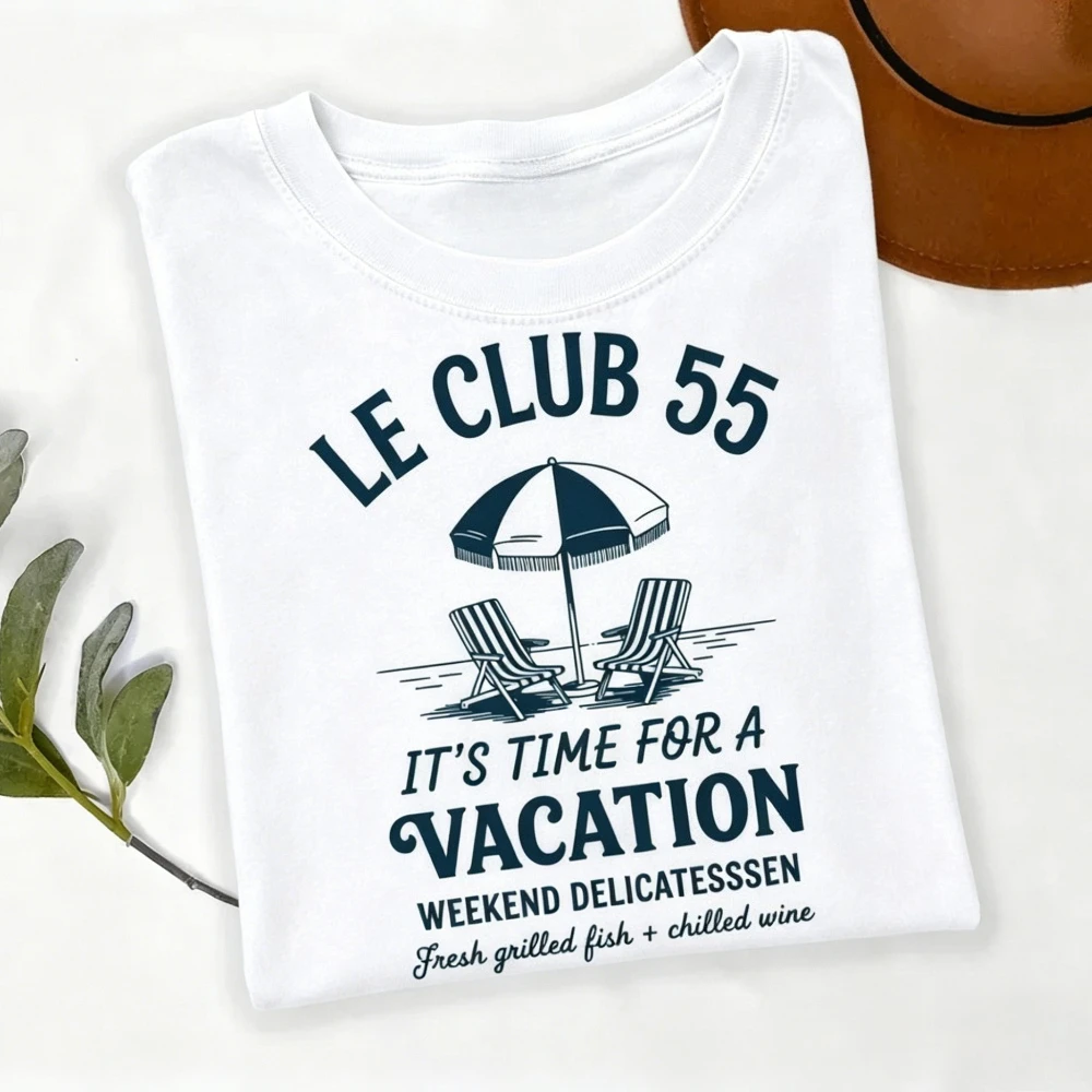 Côte D Azur Vacation Shirt French Riviera St Tropez Tee Fisherman Aesthetic Monaco Summer Look Tshirt Women Casual Cotton Tops