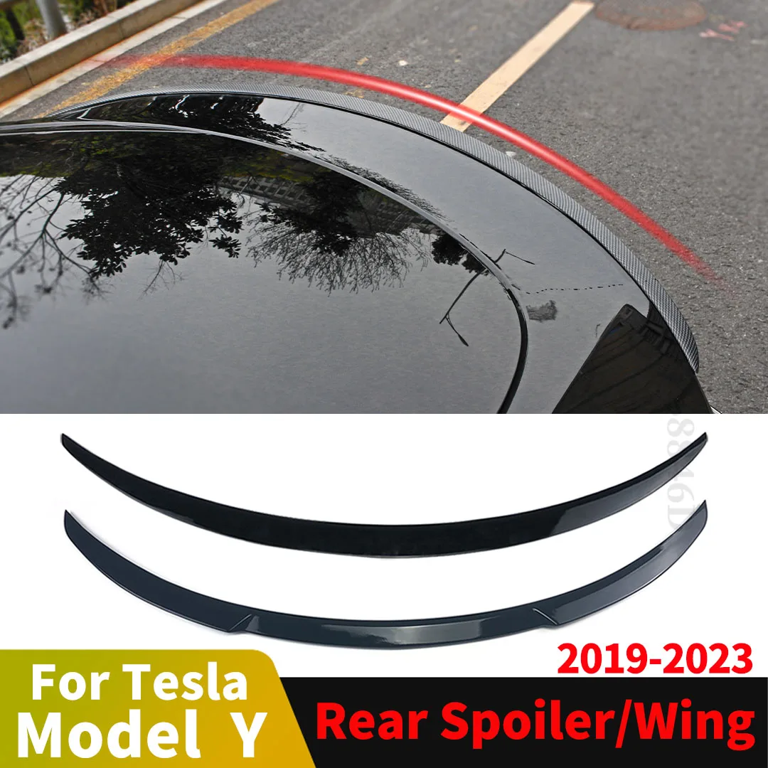 

Trunk Lip Refit Body Kit Rear Wing Spoiler Air Dam Deflector Tuning Trim For Tesla Model Y 2019-2023 Boot Lip Modification Parts