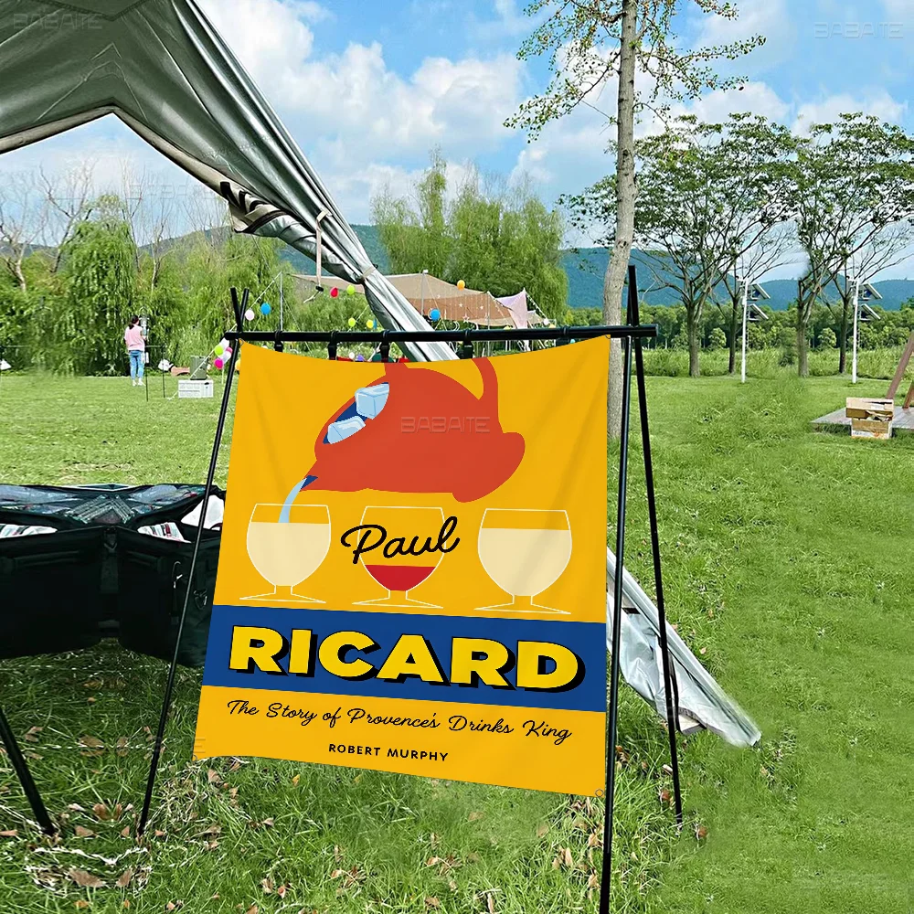 R-Ricard Beer  Anime Chart Flag for Living Room Home Dorm Decor Art Home Decor Banner