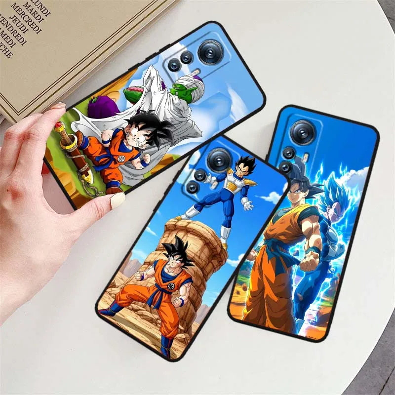 

Dragon Ball Goku Piccolo Phone Case For Xiaomi Mi 15 14 13 13T 12 12T 12S 11 11i 11T Pro Ultra Lite 5G Black Soft