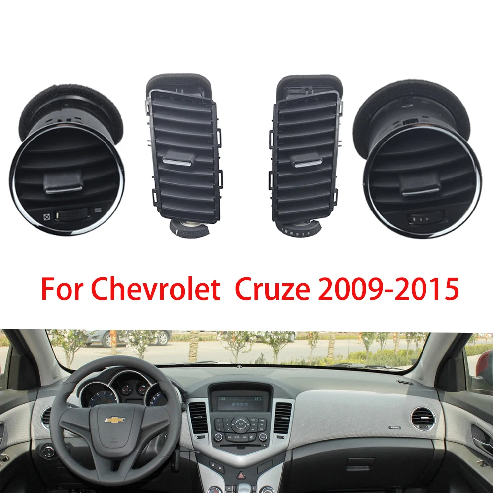 

1-2 шт. для Chevrolet Cruze 2009-2015, аксессуары для розетки кондиционера, розетки для кондиционера, вентиляционное отверстие, панель приборной панели, решетка