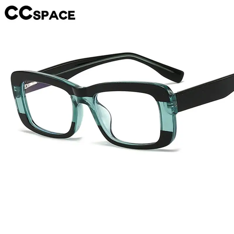 R57615 Square Retro Anti Blue Light Glasses Frame Casual Spring Hinge Optical Presbyopia Eyeglasses Customizable Prescription