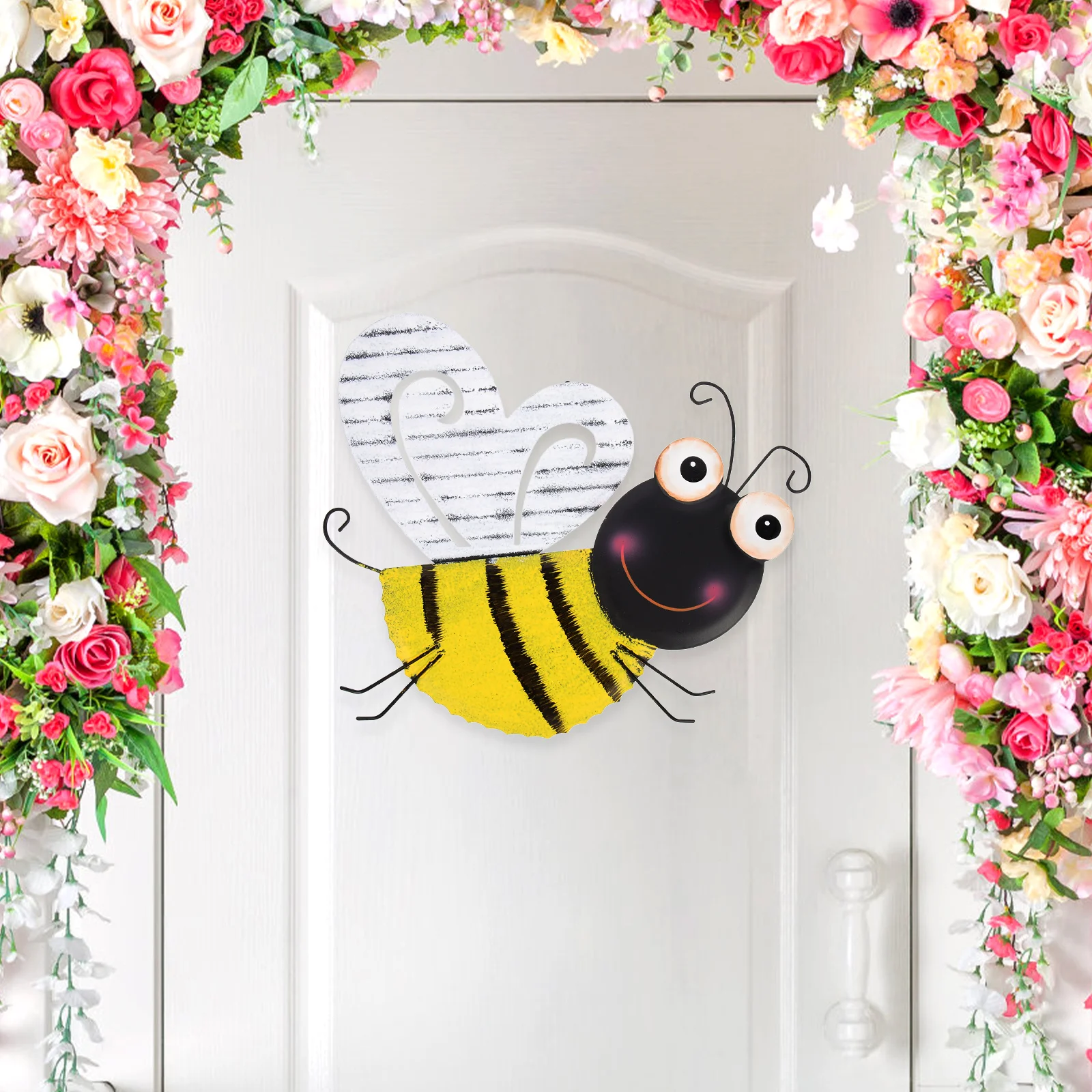 

Bee Wall Hanging Parts Bedroom Decor for Metal Decoration Decorations Iron Noble