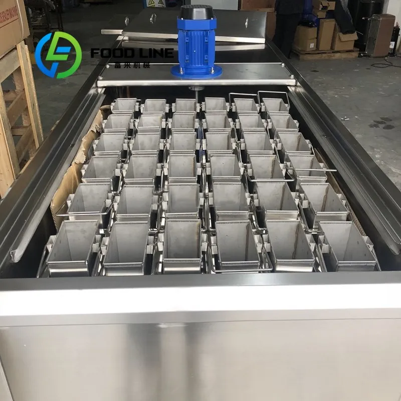 3-ton Brine Block Ice Maker Industrial Ice Making Machine  With PLC Control System and Stainless Steel