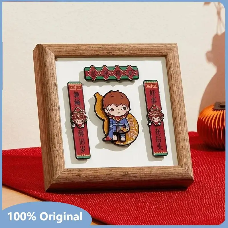 

Original Wealthy Snake's New Year Celebration Series-Mini Spring Couplets Fridge Magnet Blind Box Mystery Box Guess Bag Toys