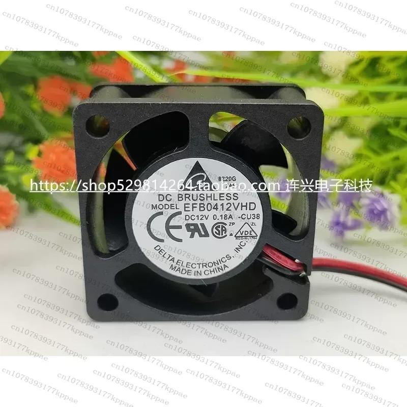 1PCS for for delta EFB0412VHD HHD HD LD MD Fan 4CM 4020 12V Server Cooling Fan with Speed Measurement and Alarm Function New