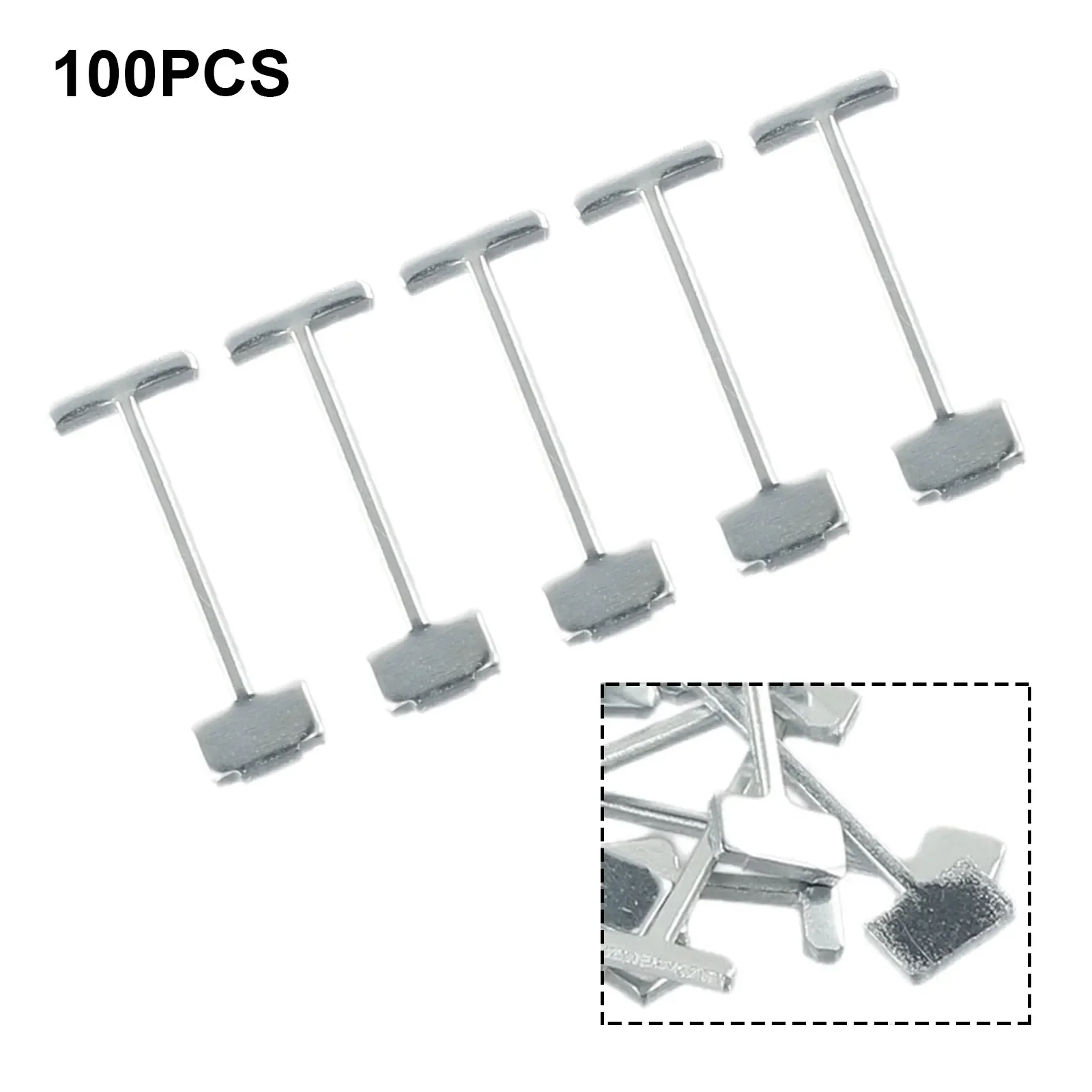 Reusable Tile Leveling System Tools, 100 Pcs, Easy DIY Installation, Prevent Tile Movement, Stainless Steel Needles