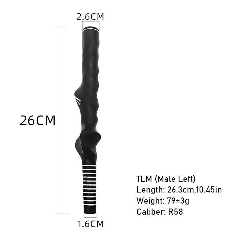 Empuñadura de entrenamiento de oscilación de Golf de goma portátil, herramienta de enseñanza estándar, posición correcta, Ayuda de práctica de