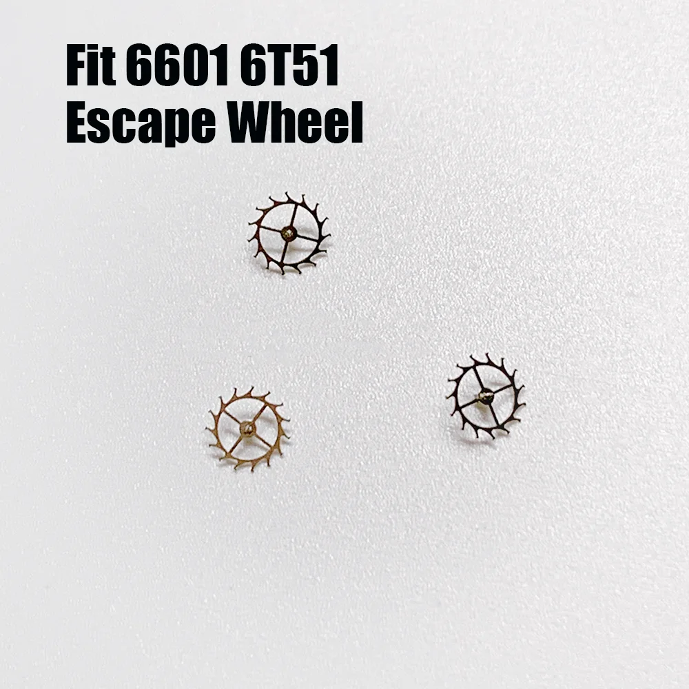 Watch Accessories Escape Wheel For 6601 6T51 Movement Escape Wheel Watch Repair Parts