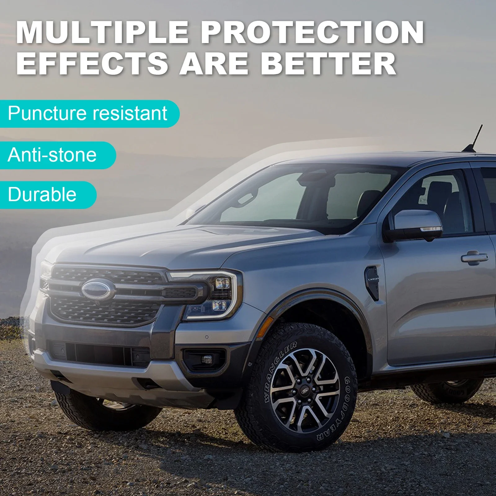 

Защитная пленка для кузова Ford Ranger Platinum Wildtrak Raptor XL 2023+ с функцией самовосстановления, антицарапийная, PPF-пленка, наклейка на кузов