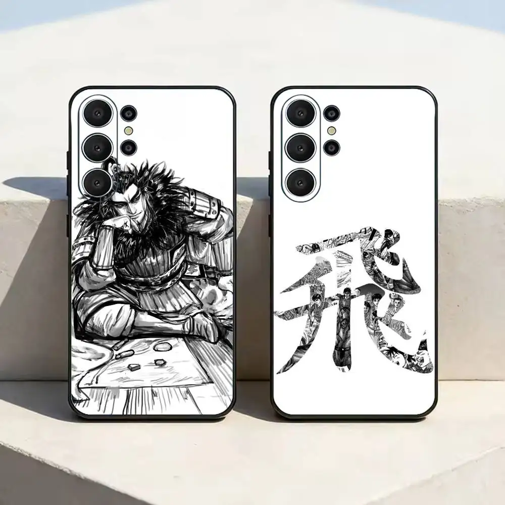 Kingdom Manga Phone Case For Samsung S25,S24,S21,S22,S23,S30,Ultra,S20,Plus,Fe,Soft Silicone Black Cover