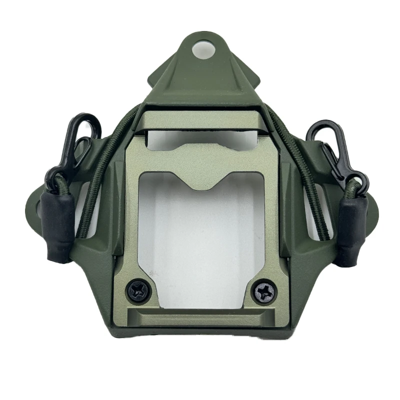 Metal shroud Tactical helmet cuttlefish adapted to FAST helmets CNC oxidised aluminium core Multi-functional device adapter base