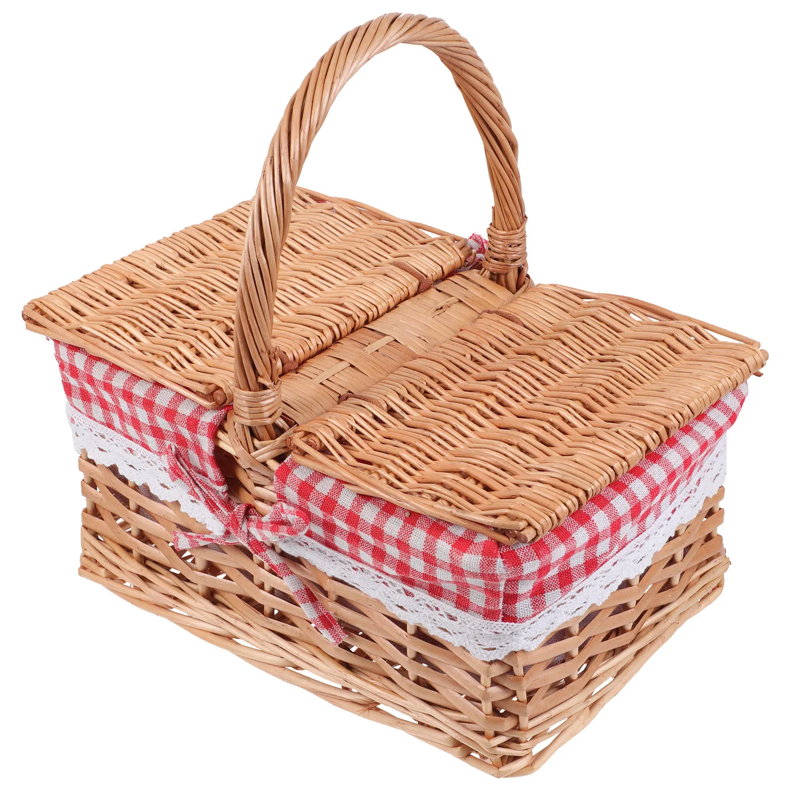 

Picnic Straw Storage Storage Basket Container Home Sundries ganizer Portable H Desktop Basket Solution
