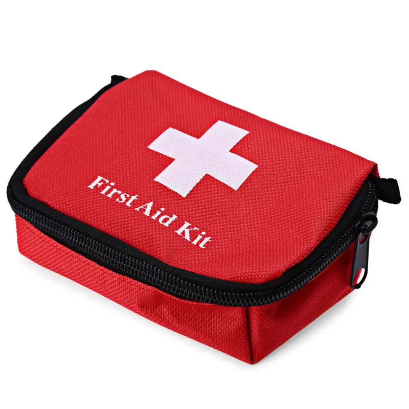 Mini First Aid Kit - Emergency Small Bag Box Walking Hiking Car Travel Bag Only