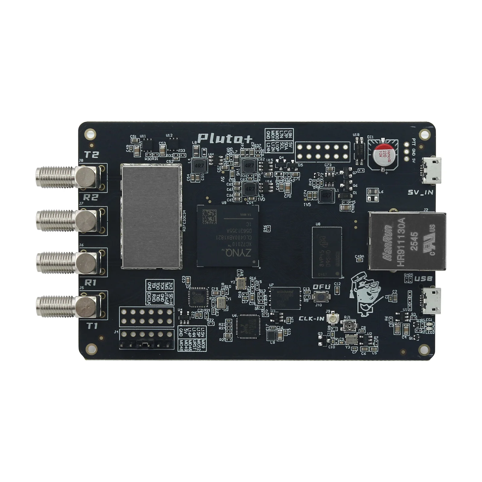 Hamgeek PLUTO + SDR Transceiver Radio Device 70MHz-6GHz Software Defined Radio (No Housing) For Gigabit Ethernet Micro SD Card