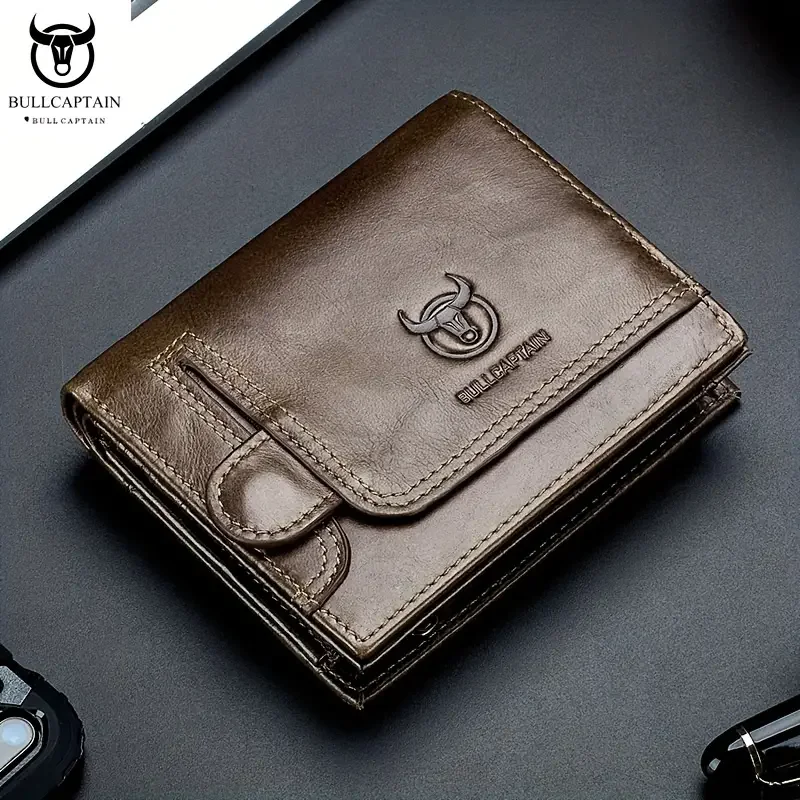 Leather Large-capacity Men's Wallet Driver's License Retro Leather Wallet Multi-card Thickened Credit Card Wallet Fashion Wallet