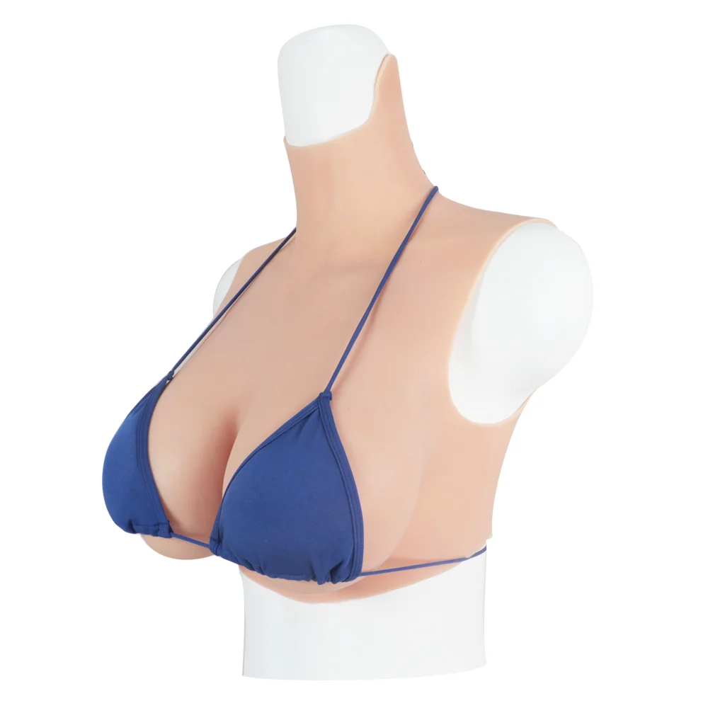 YUERUGOU Silicone Breast Forms /B/C/D/E/G Cup Huge Fake Boobs Transgender Drag Queen Shemale Crossdresser Beginner 8TH GEN