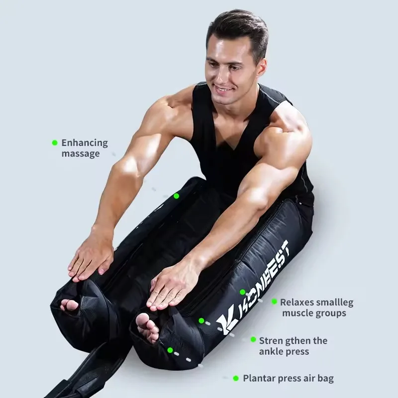 Syeosye 4 Chambers Air Compression Leg Massager For Circulation Air Compression Therapy Recovery Boots Leg Recovery Boots