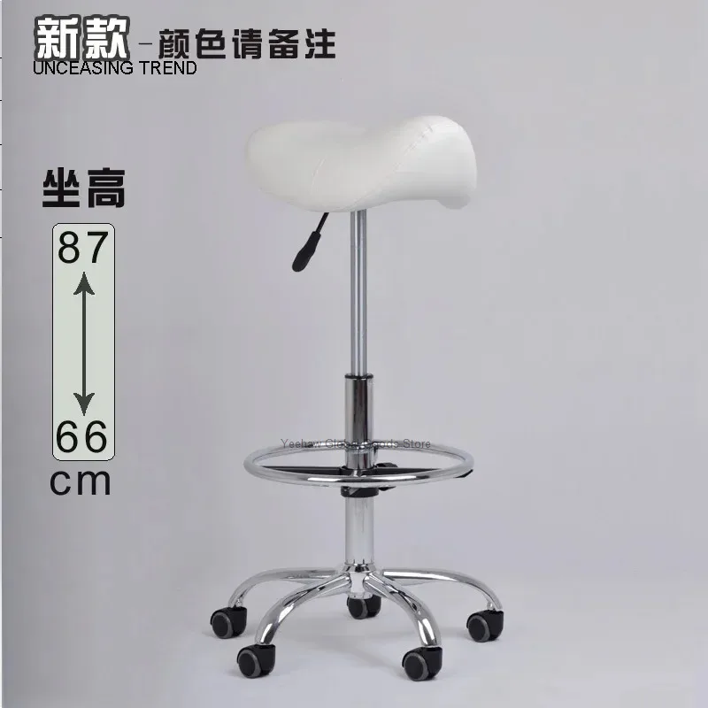 Styling Esthetische Kapper Stoelen Draaibare Draagbare Pedicure Vintage Stoel Schoonheidssalon Wielen Mocho Cadeira Kapper Apparatuur MQ50BC