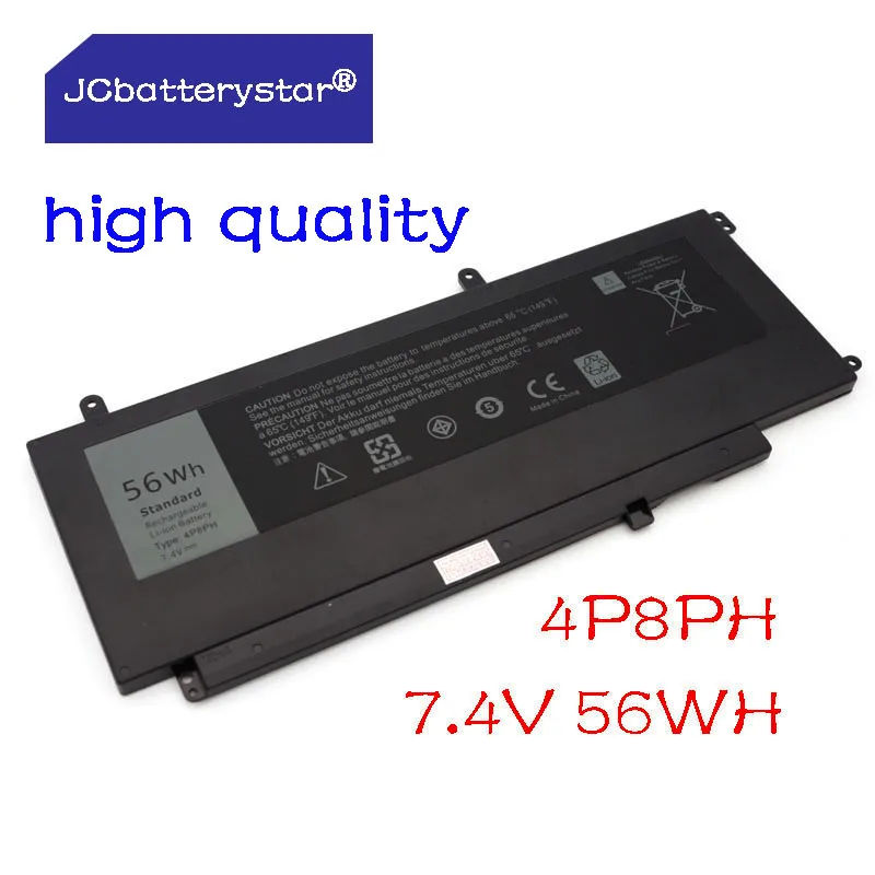 

JCbatterystar 56WH Новый 4P 8PH Аккумулятор для ноутбука Dell Inspiron 15 7000 7537 7547 7548 серии 7,4 V 4P8PH Аккумулятор для ноутбука