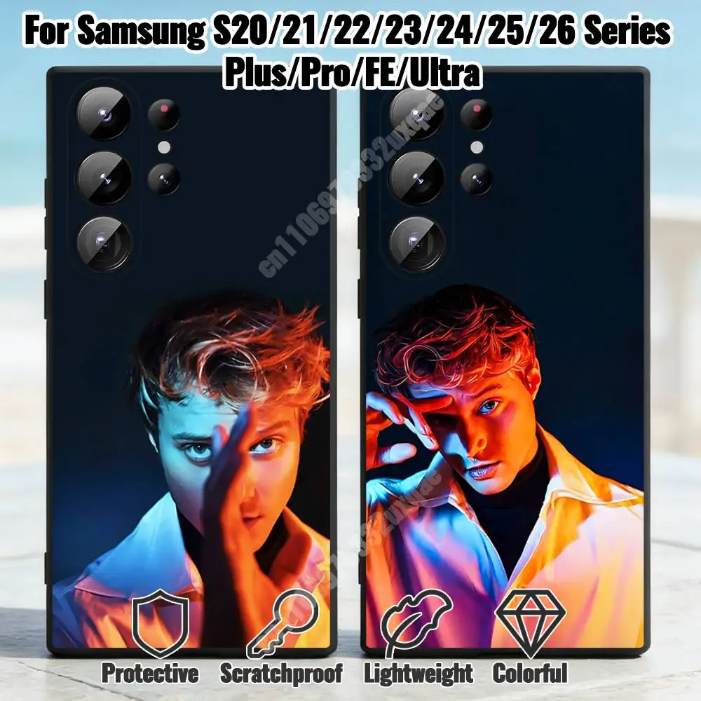 R-Rudy Pankow-S Cowboy Phone Case for Samsung Galaxy S21 22 Ultra Plus S23 S24 FE Lite S25 26 30 Fundas Matte