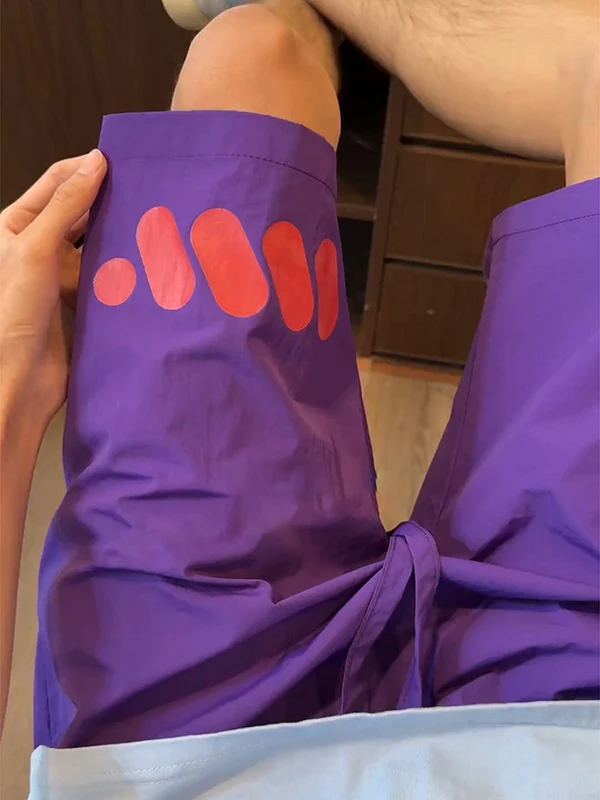 

Dopne Printed Spor Loose Fit Five Inch orts Men's Summer Qui Dry Beachwear Water Resistant Casual Pants for Couples