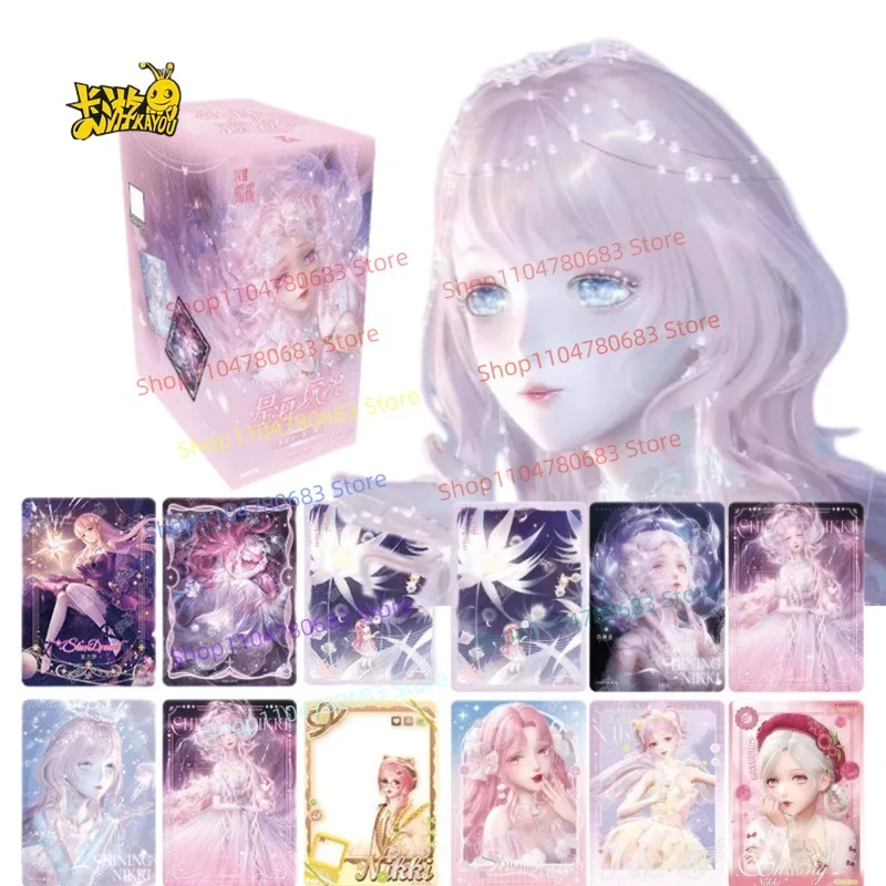 

Оригинальный набор KAYOU Shining Nikki Starry Sky Flowing Light Brilliant: коллекционные карты, периферийные товары, игрушки, подарки