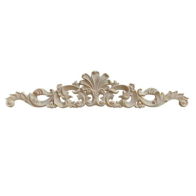 Openwork Floral Corner Brackets Wooden Figurines Furniture Decoration Appliques Frame Wall Door DIY Home Improvement Supplies image 6