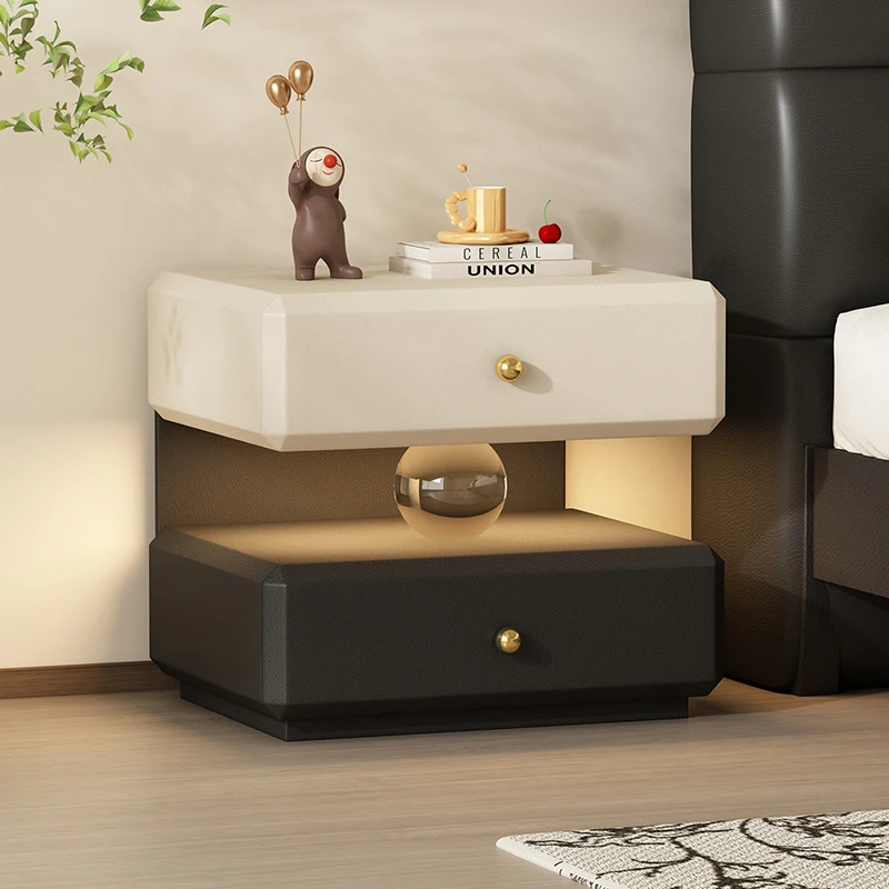 Home Furniture Simple Style Creative Solid Wood Nightstand Living Room Sofa Corner Tables Storage Rack Housewarming Gifts Shelf