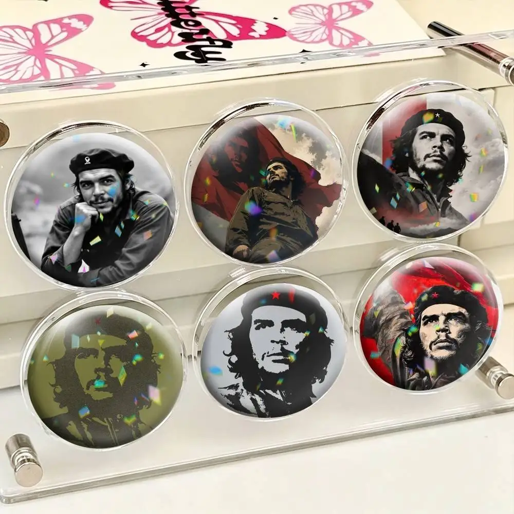 Che Guevara Freedom  25 32 44 58 75mm Badges Personalized Round Brooches Pins Accessory Gift