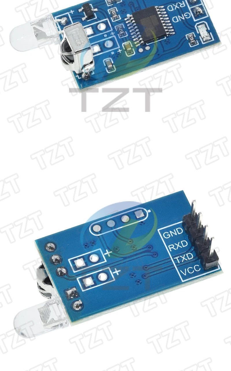 TZT 1/3 Stück 5V IR Infrarot-Fernbedienungs-Decoder Kodierender Sender-Empfänger Drahtloses Modul Qualität auf Lager für Arduino – Detail 8