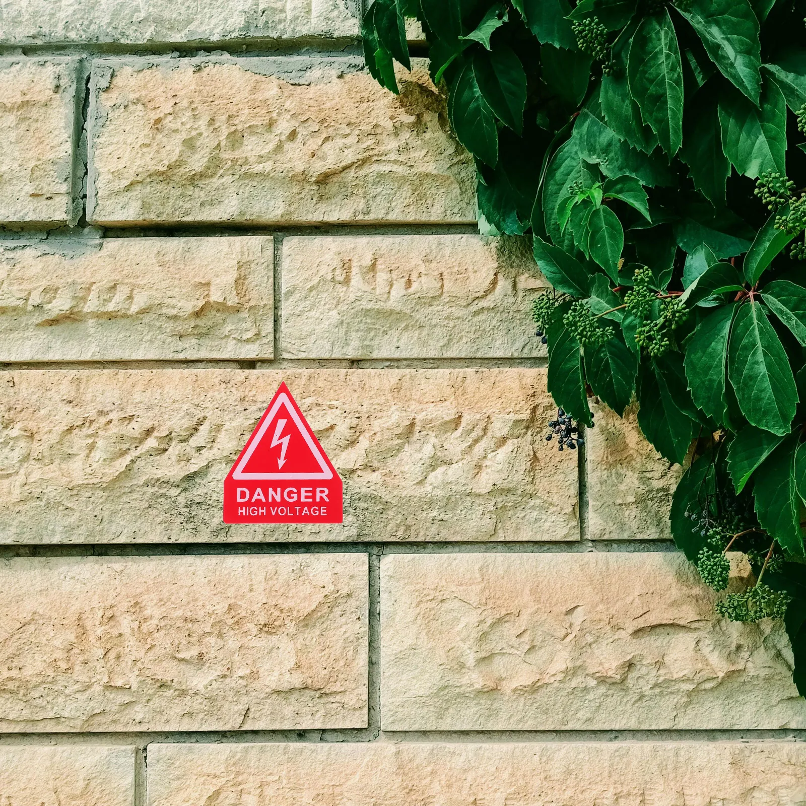 

6 Pcs Danger Mark Equipment Warning Sign for Safety Industrial Label Caution Pvc Self-adhesive Construction Signs