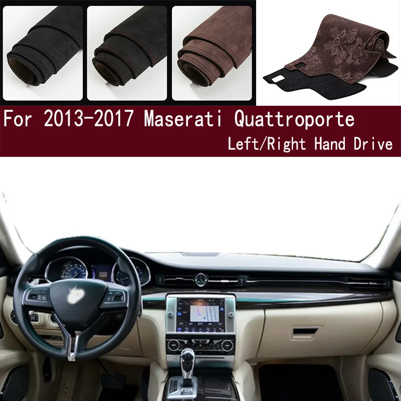 

For 2013-2017 Maserati Quattroporte M156 Dashmat Dashboard Cover Instrument Panel Sunscreen Pad Ornaments