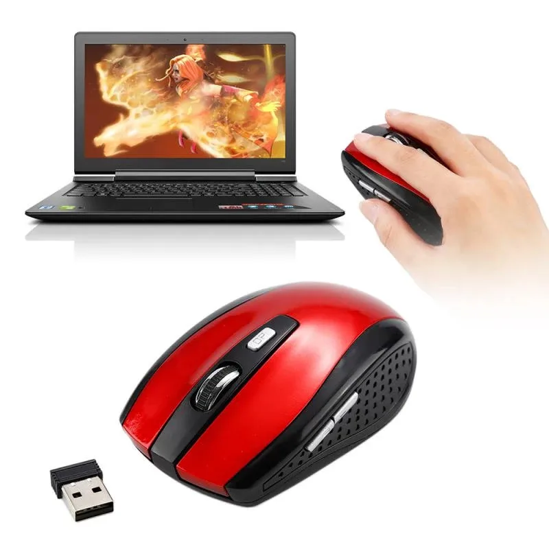 Mouse Raton Gaming 2.4GHz Wireless Mouse USB Receiver Pro Gamer For PC Laptop Desktop Computer Mouse Mice For Laptop computer