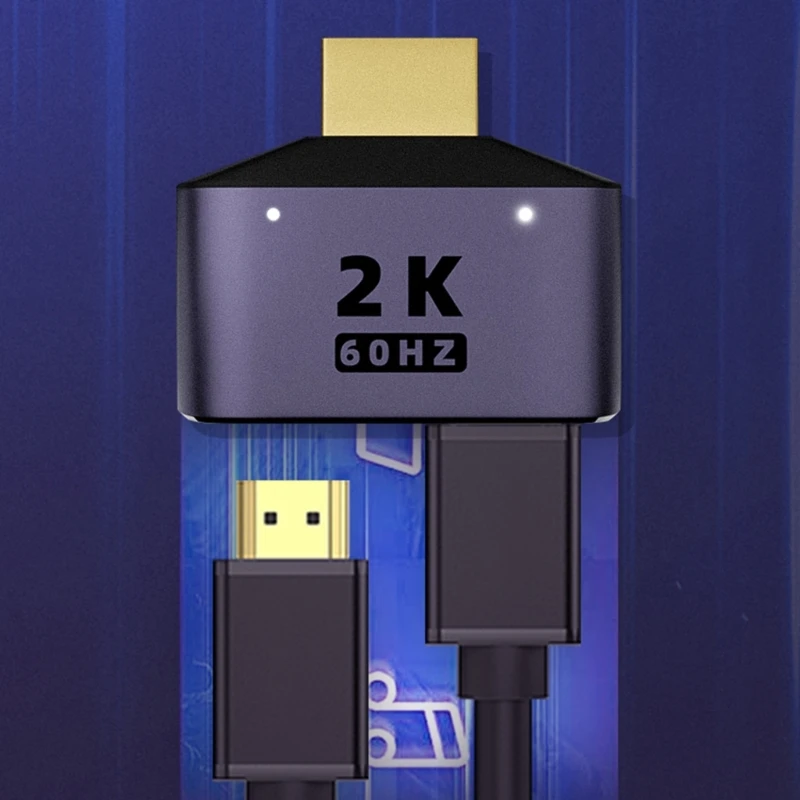 كابل محول مقسم متوافق مع HDMI ، 1 في 2 خارج ، متوافق مع HDM ، ذكر إلى أنثى ، 1 إلى 2 طريقة ، صندوق تلفزيون LCD ، PS3 ، كمبيوتر محمول