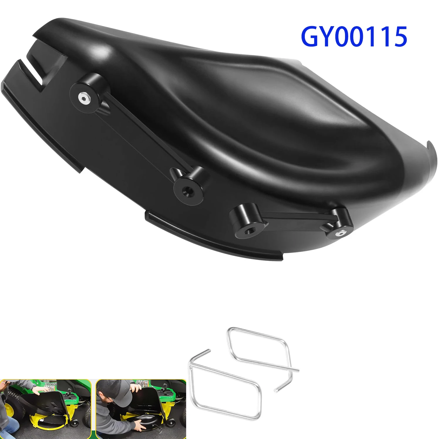 Replace for GY00115 42” Deck Mulch Cover for John Deere X110 X120 D110 D120 L105 L107 LA100 LA105 S240 42-Inch Mower Decks