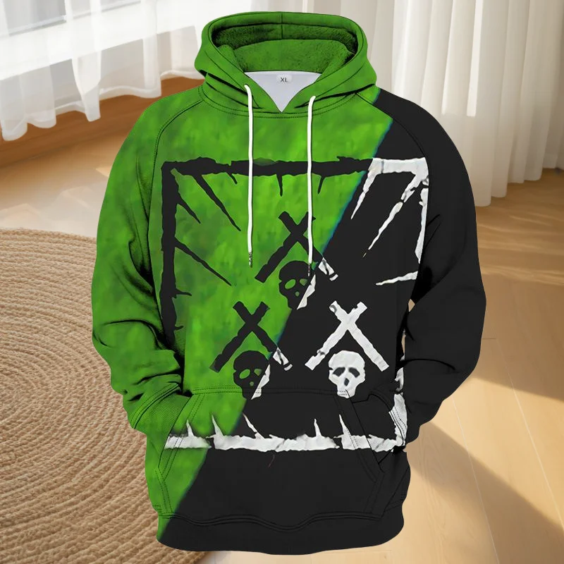 

Новая модная трендовая толстовка с длинными рукавами и принтом, мужская повседневная толстовка, дышащая, быстросохнущая, универсальный свитер с круглым вырезом, мото