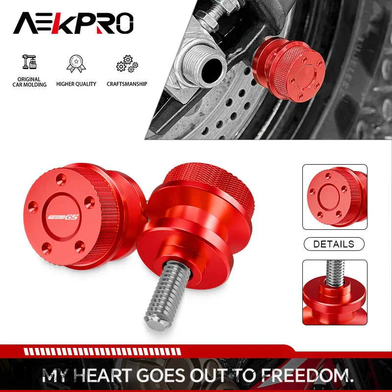 

Brand New For F750GS F850GS ADV K1600GT K1600GTL 8MM Swingarm Spools Sliders Screws Rear Stand Bolts New Motorcycle Accessories